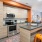 Kitchen with stainless steel appliances